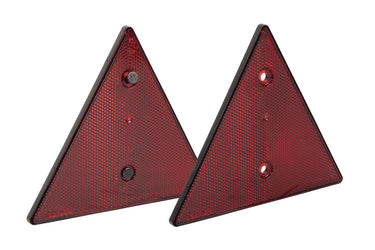 Cofan – Catadióptrico Triangular Homologado 155 x 137 mm | Con o Sin Tornillos | Para Remolques